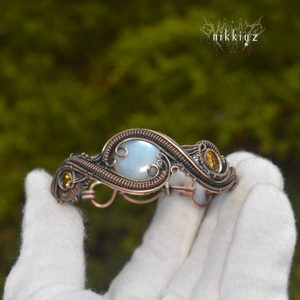Moon Copper Bracelet #240419