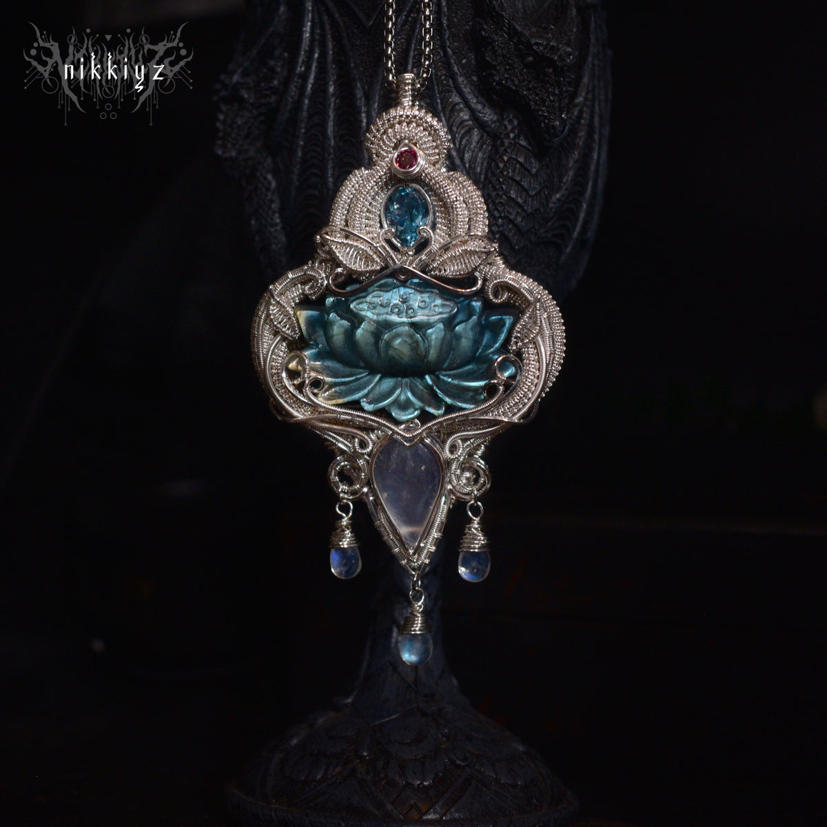 アクセサリー STRONG LOTUS SILVER NECKLACE LOTUS SILVER NECKLACE – STRONG