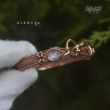 Weekend Special Slytherin Moon Copper Bracelet #230924