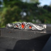 Vamp Garnet French Barrette HairClip #230512